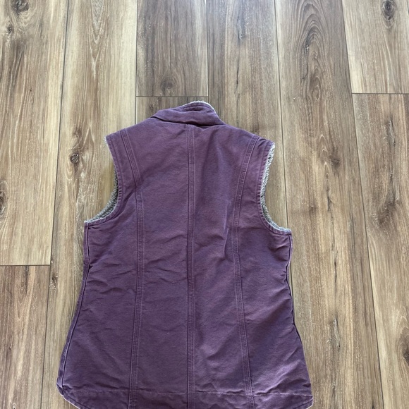 Carhartt womens washed duck Sherpa-Lined vest size small (4/6) - Picture 4 of 5